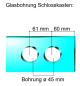 Preview: Glastürschloss GTS 25 Komplett Set